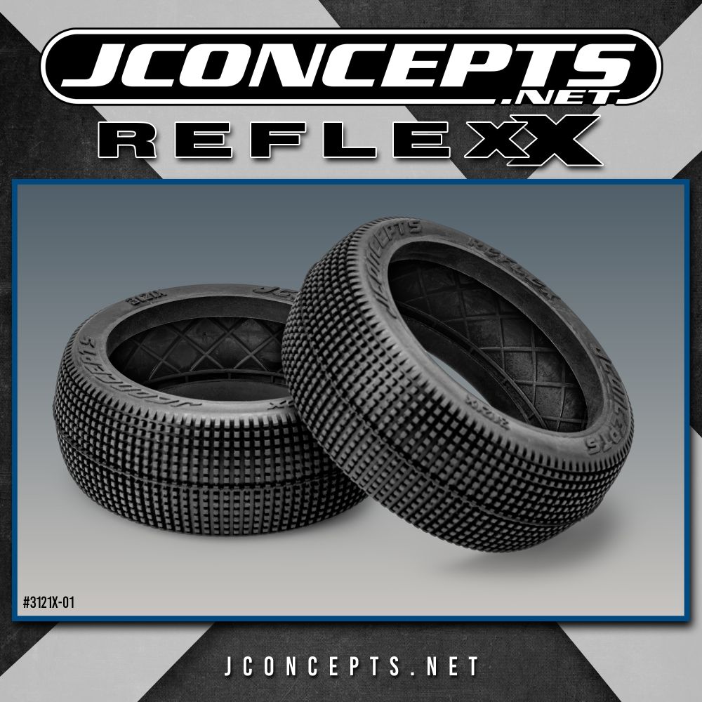 JConcepts Reflex X 1/8 Off-Road Buggy Tire — RC Car Action
